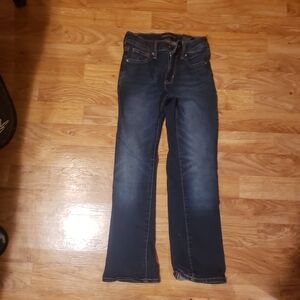 Vintage Express Boys Blue Stretch Jeans Size S – Classic Medium Wash Denim